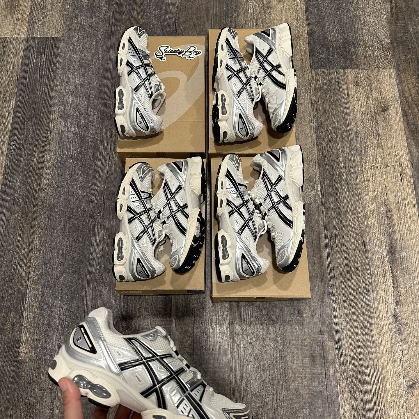 Asics Gel-Nimbus 9 “Cream/Black” for Sale in Wayne, NJ - OfferUp