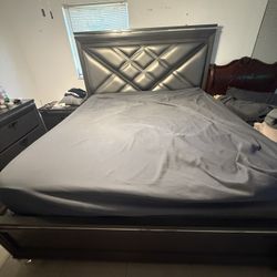King Size Bed Frame And Headboard 