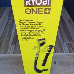 WEED EATER AND BLOWER RYOBI 18V 