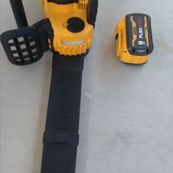 DEWALT CHAINSAW FLEXVOLT WITH BATTERY 9.0