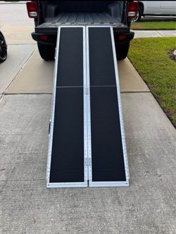 Portable aluminum ramp 7ft