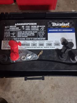 Duralast gold marine/rv battery.  Never used