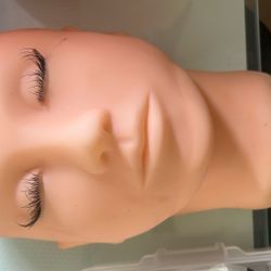 Esthetician/Lash technician Practice Masks And Head