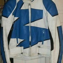 Leather Motorcycle jacket with inner liner. Great condition