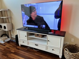 56” Flatscreen Tv plus Beautiful Entertainment Center