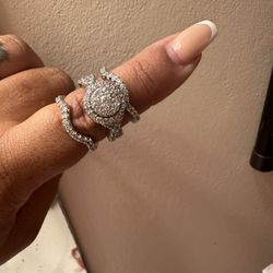 Engagement Ring With Bands Size 8