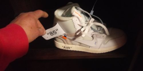 "Air Jordan's 1" off white