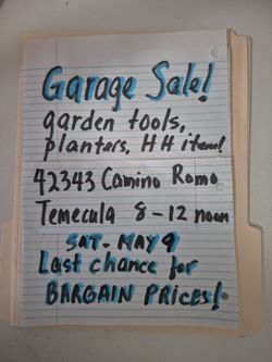 Garage Sale!!!