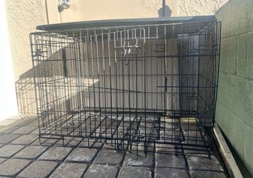 Large dog kennel