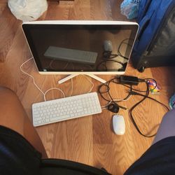 HP All-In-One Desktop w/ Power Cable, Keyboard  And Mouse 