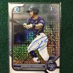 Warming Bernabel Rookie Card Auto
