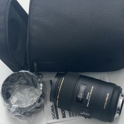 📸 🔍 Sigma 105mm F2.8 EX DG OS HSM Macro Lens for Canon EF – Excellent Condition