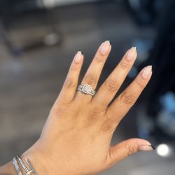 Zales Bridal Set Size 9.25 2cttw