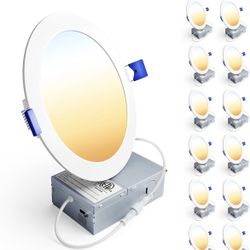 12 6in. Recessed Lights