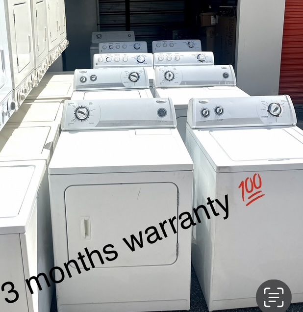Stackable Washer And Dryer 3 months warranty delivery dade and broward