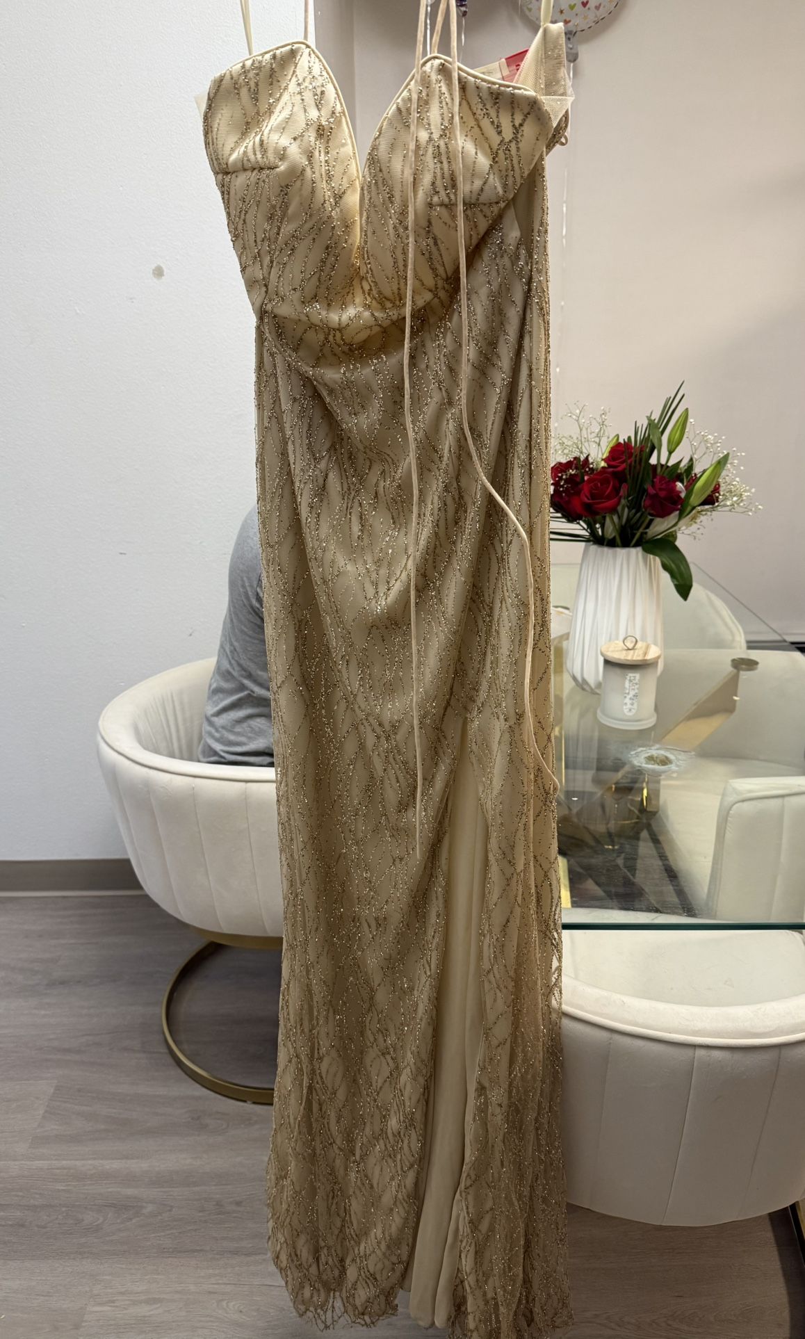 Gold Prom Dress