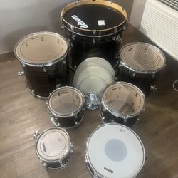 Dominion Birch Like NEW DDRUM DRUM SET 7pc 