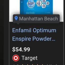 Enfamil, Infant Formula 