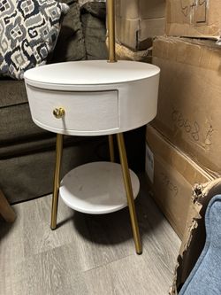 Lamp end table
