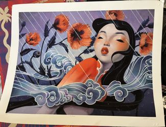 Baophamart Crashing Art Print