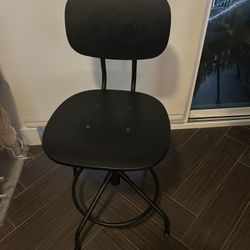 Black ikea swivel chair