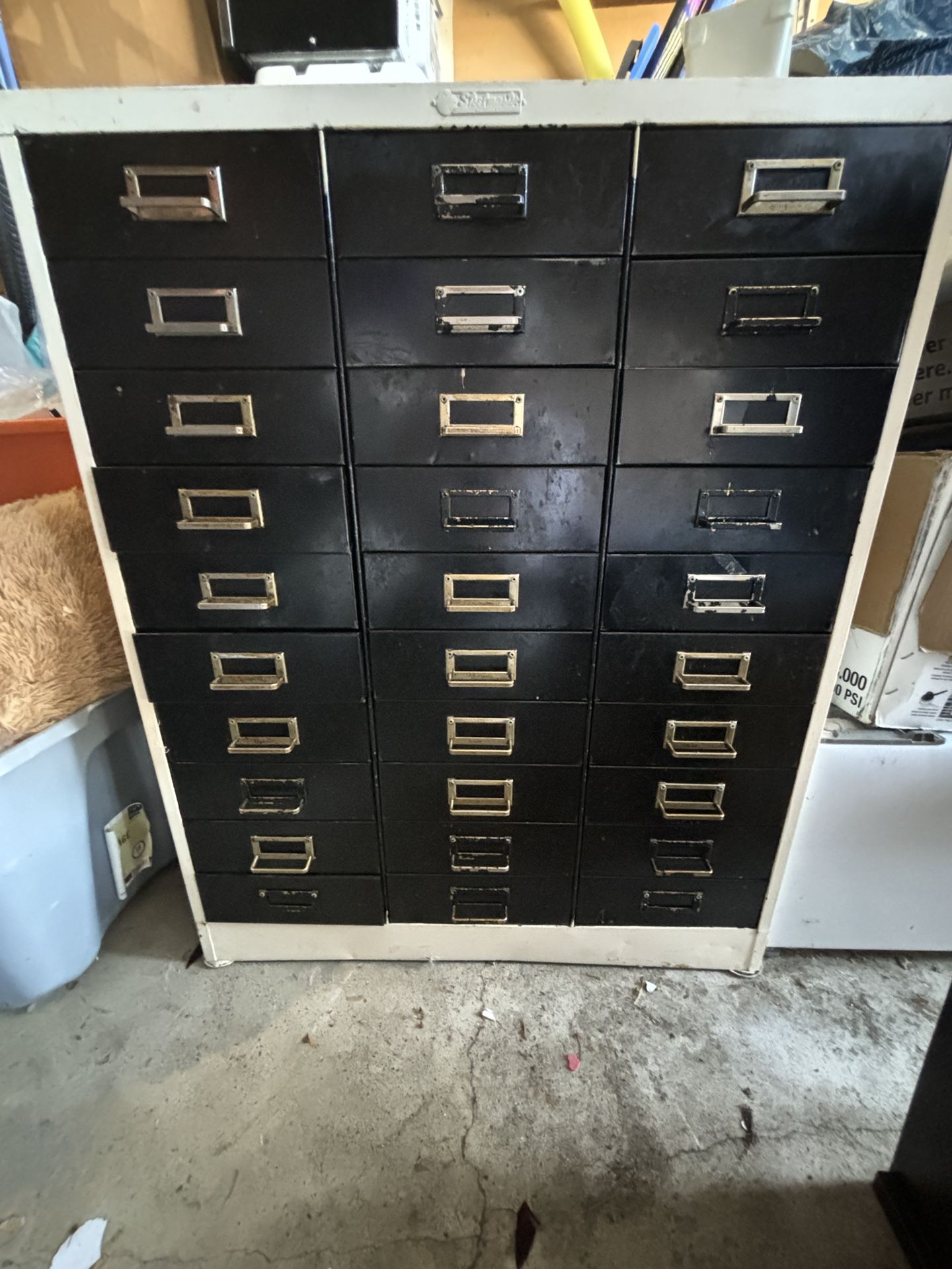 vintage mail 30 storage drawer set