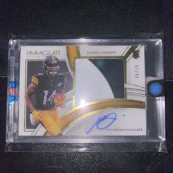 George Pickens Auto Rookie Patch Rpa /99