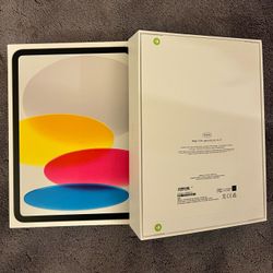 Apple iPad 10.9-inch Wi-Fi (2022, 10th generation) Silver 64GB NEW