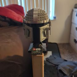 Pre-built Mandalorian  Lego Head
