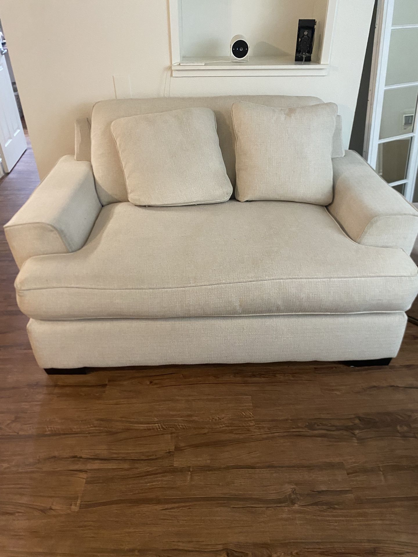 White Loveseat