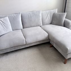 Light Gray Sectional Couch