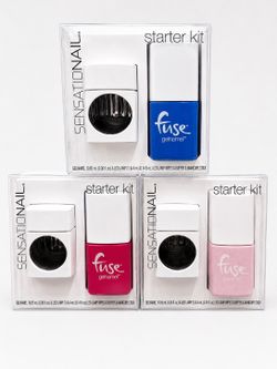 Sensationail Fuse Gel Nail Polish and light! 3 pack bundle!