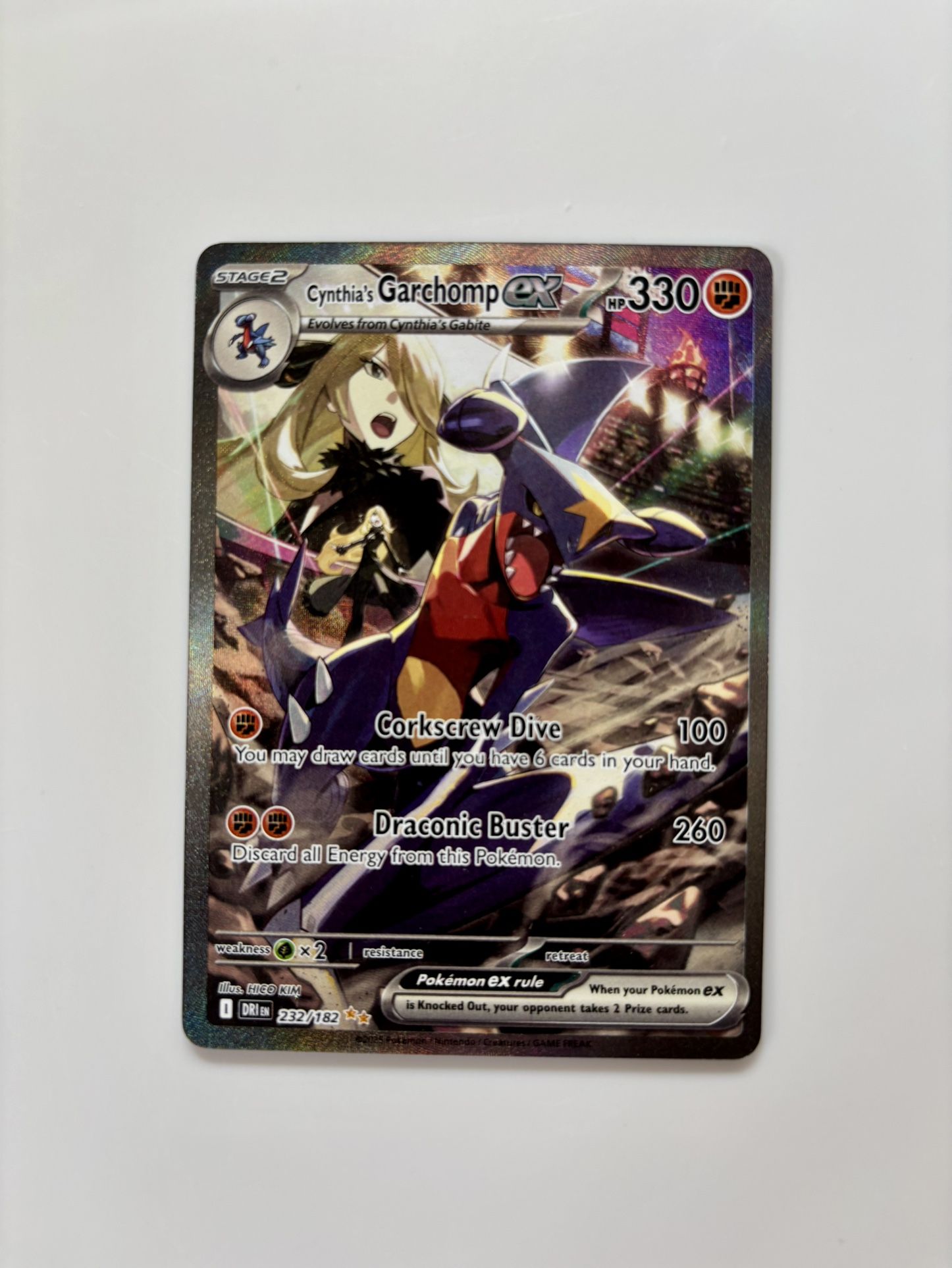 Cynthia’s Garchomp Ex 232/182