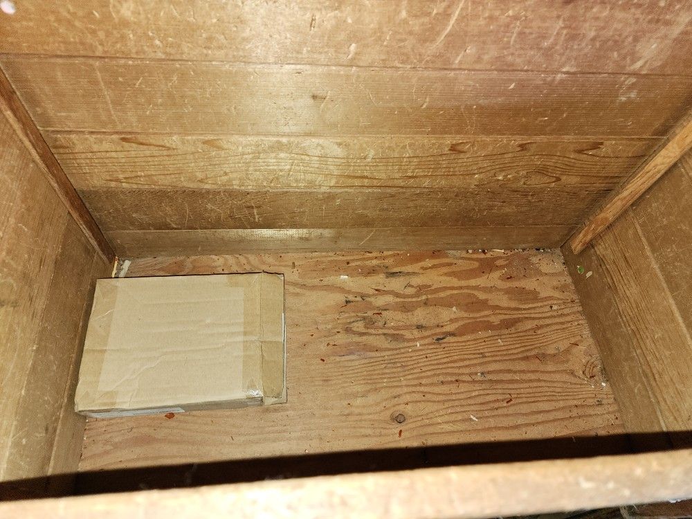 Old Storage Wooden Box Or A Toy Box