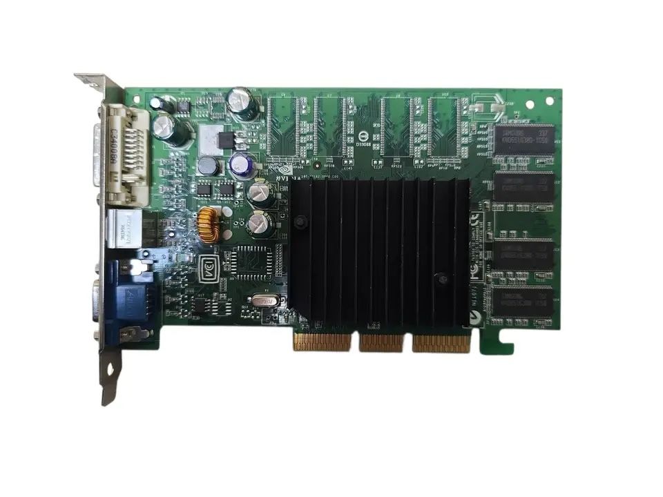 Dell Nvidia CN#0G0001-44571 VGA/DVI/S-Video 128MB AGP Video Graphics Card