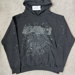 Sp5der Rhinestone Hoodie