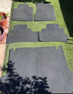 2019-2024 Nissan Murano Black CarpetFront Rear Floor Mats Cargo Mat and Cargo Lid Cover Set OEM