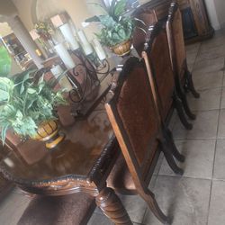 Dining Table, Chairs, Buffet $1500 OBO