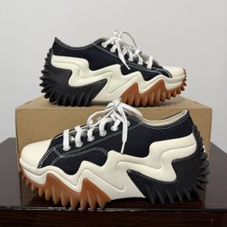 Converse Run Star Motion Platform Low 'Black Egret' 172895C Men's 6 Women's 7.5