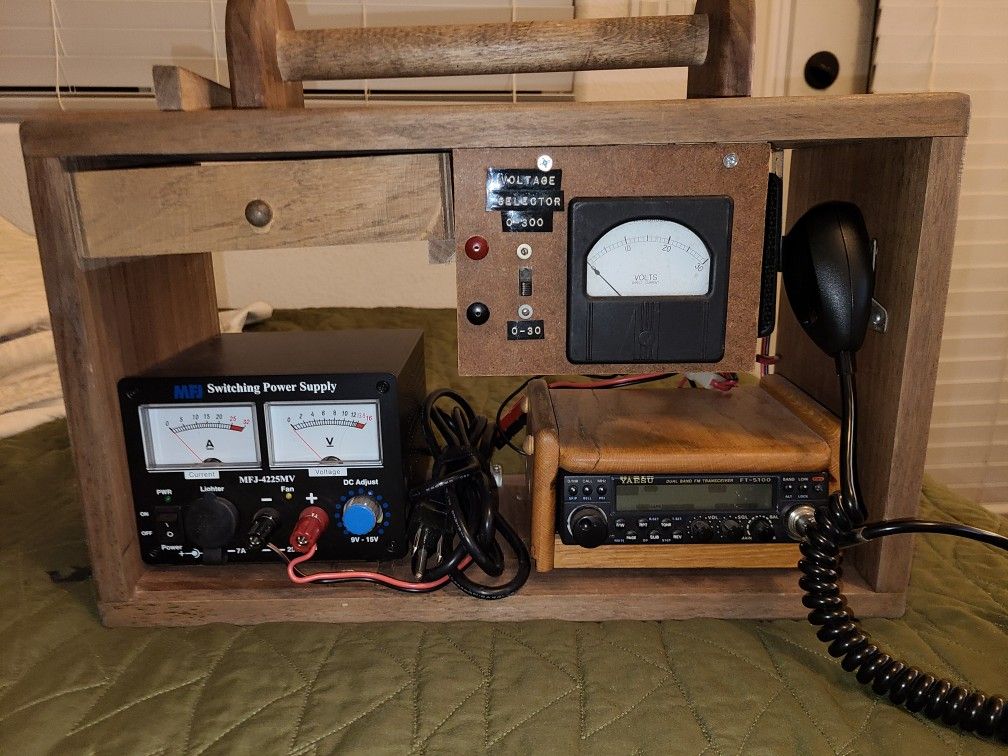 Yaesu FT-5100 Dual Band MOBILE TRANSCEIVER & MFJ SWITCHING POWER SUPPLY