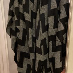 Beautiful Shar black and gray one size fits all