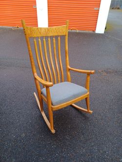 Handmade Birdseye Maple Rocking chair