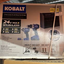 Kobalt 2-Tool Combo Kit with Bonus Tool Storage