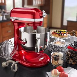 KitchenAid 7 Qt Stand Mixer – Candy Apple Red