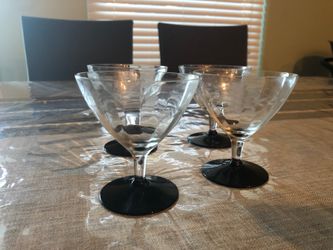 Vintage crystal glass