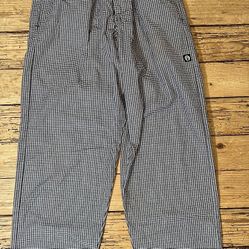 Chef Works Checkered Chef’s Pants Size S