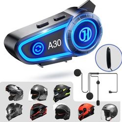 Motorcycle Helmet Speakers Helmet Bluetooth Headset Headphone Automatic Answer Music Control,120 Hours Playing time High Sound Quality System Ultra Th