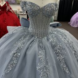 Dusty Blue Dress, Quinceanera Dress, Quinceañera Dress, Vestido De Quinceanera, 15 Dress, Sweet16, Gown