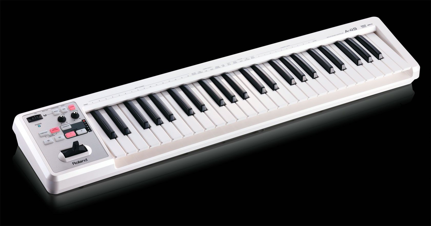 Roland Midi Keyboard Controller - White A-49-WH for Sale in Elgin