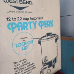 West Bend 22 Cup Electric Percolator